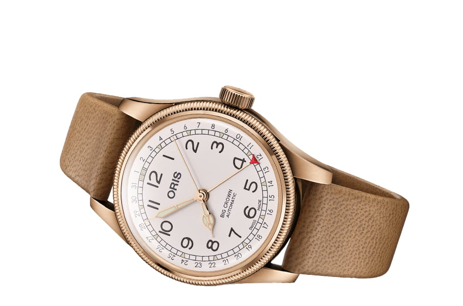 Oris Oris Big Crown Bronze Pointer Date 01 754 7741 3161-Set , наручные мужские часы фото под углом